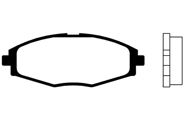 Brake Pad Set, disc brake (BP-1004)