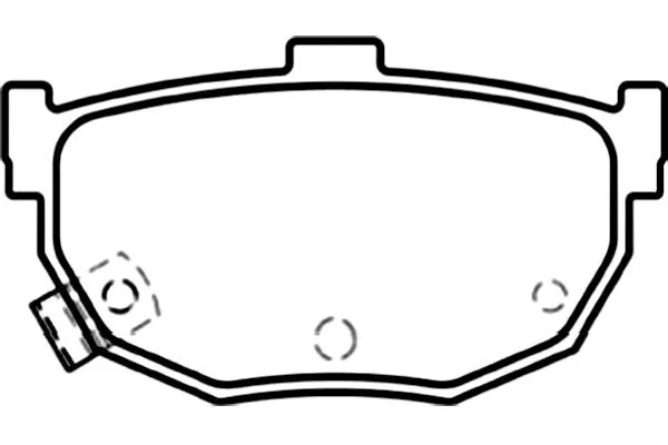Brake Pad Set, disc brake (BP-3026)