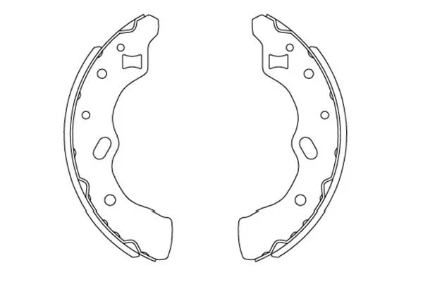 Brake Shoe Set (KBS-5406)