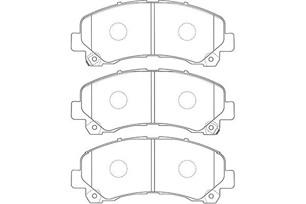 Brake Pad Set, disc brake (BP-3517)