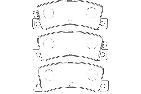 Brake Pad Set, disc brake (BP-9124)