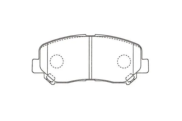 Brake Pad Set, disc brake (BP-4582)