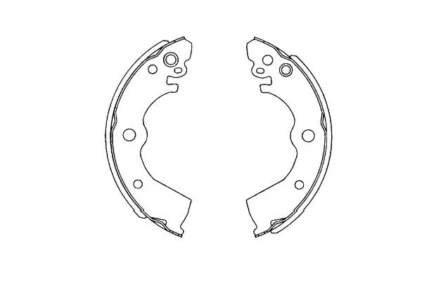 Brake Shoe Set (KBS-7424)