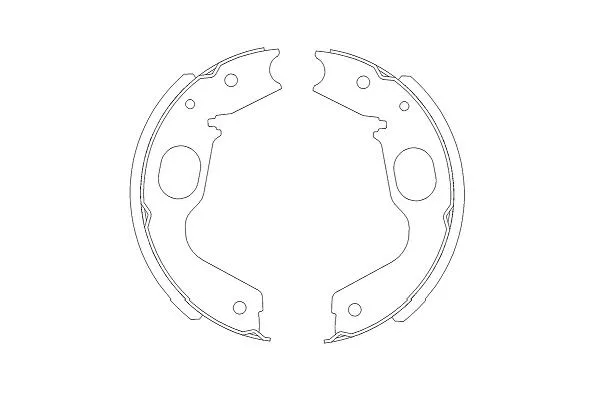 Brake Shoe Set (KBS-6402)