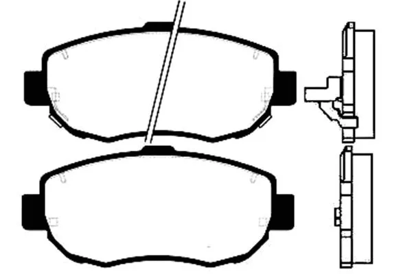 Brake Pad Set, disc brake (BP-9030)