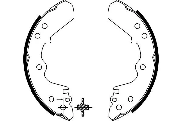 Brake Shoe Set (BS-3909)