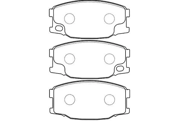 Brake Pad Set, disc brake (BP-5544)