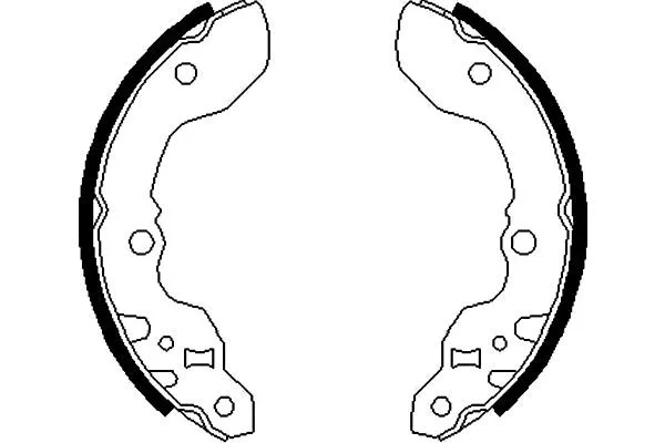 Brake Shoe Set (BS-8912)