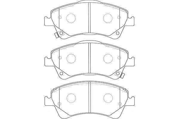 Brake Pad Set, disc brake (BP-9128)