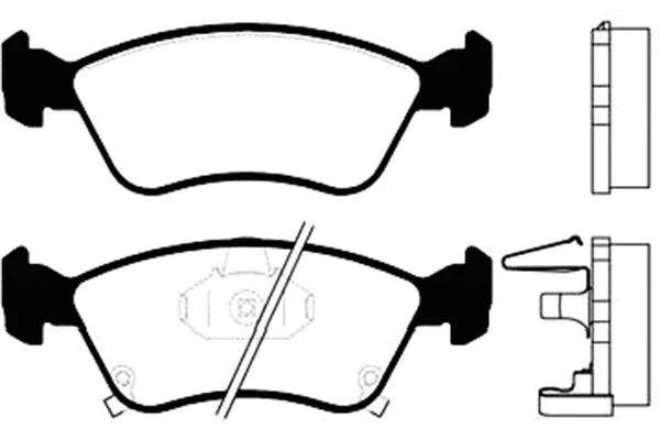 Brake Pad Set, disc brake (BP-9037)