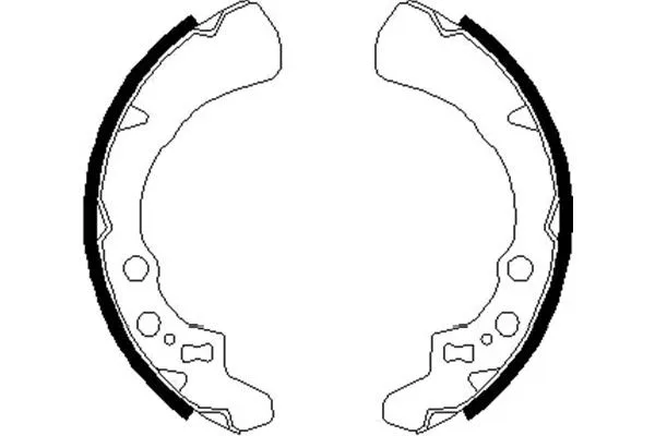 Brake Shoe Set (BS-1904)