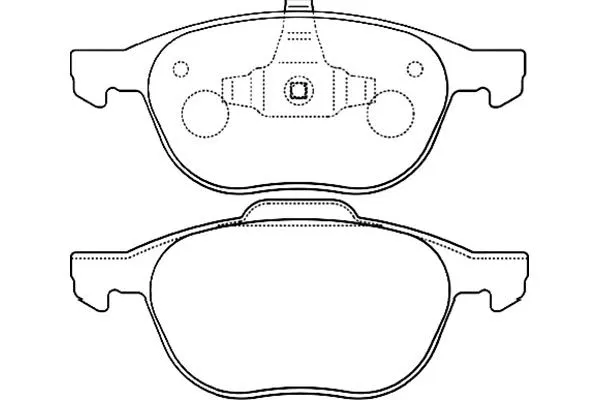 Brake Pad Set, disc brake (BP-4555)