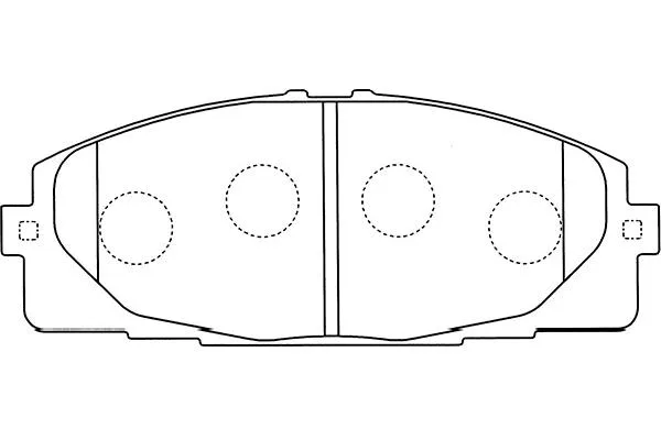 Brake Pad Set, disc brake (BP-9107)
