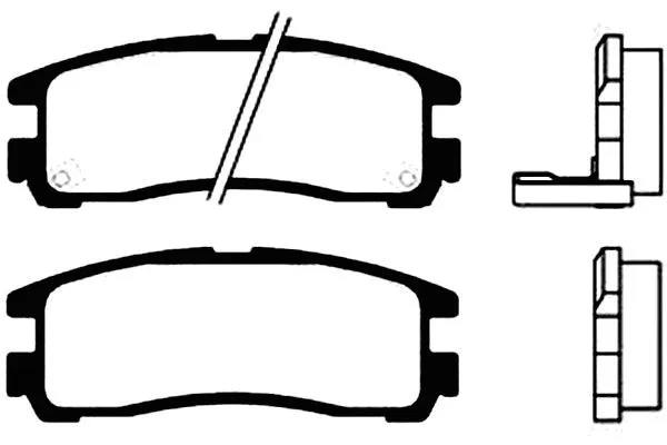 Brake Pad Set, disc brake (BP-5522)