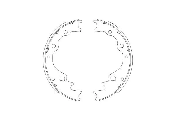 Brake Shoe Set (KBS-5401)