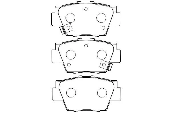 Brake Pad Set, disc brake (BP-2040)