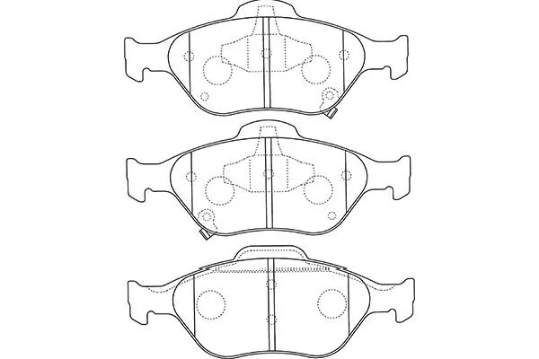 Brake Pad Set, disc brake (BP-9109)