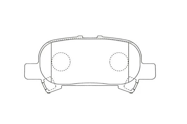 Brake Pad Set, disc brake (BP-9155)