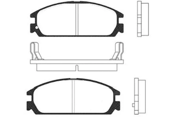 Brake Pad Set, disc brake (BP-2008)