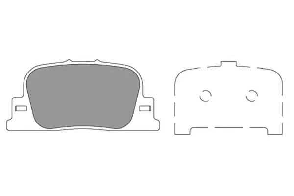 Brake Pad Set, disc brake (BP-9151)