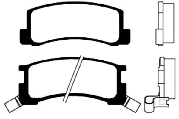 Brake Pad Set, disc brake (BP-9046)