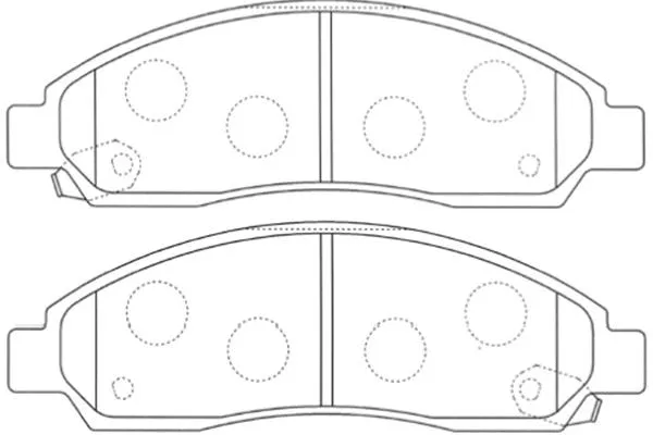 Brake Pad Set, disc brake (BP-3515)