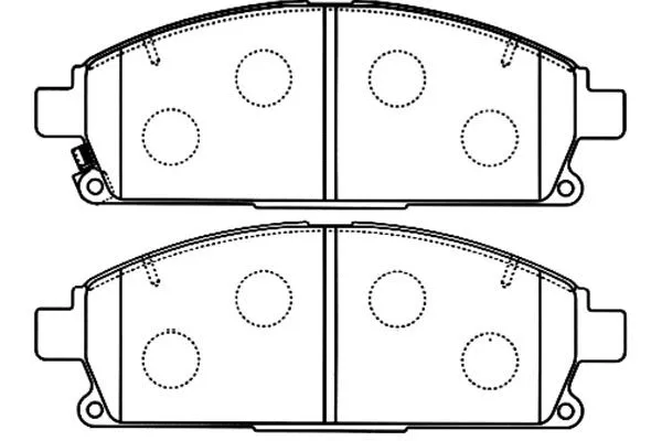 Brake Pad Set, disc brake (BP-6568)