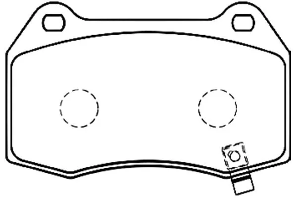 Brake Pad Set, disc brake (BP-6573)