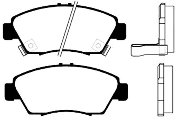 Brake Pad Set, disc brake (BP-2022)