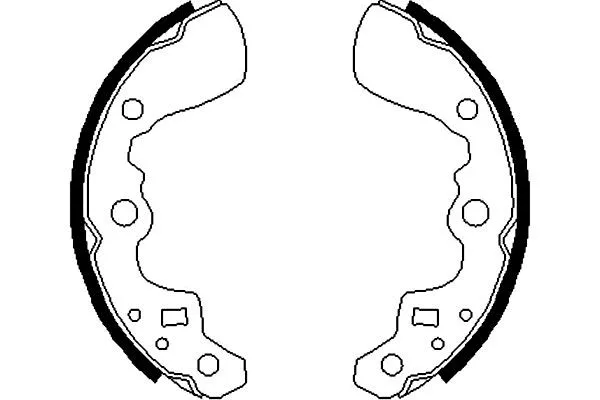 Brake Shoe Set (BS-8909)