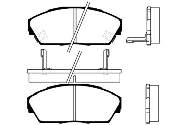 Brake Pad Set, disc brake (BP-2021)