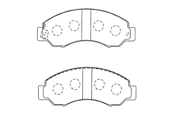 Brake Pad Set, disc brake (BP-6624)