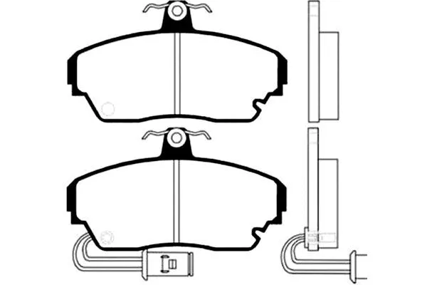Brake Pad Set, disc brake (BP-2009)