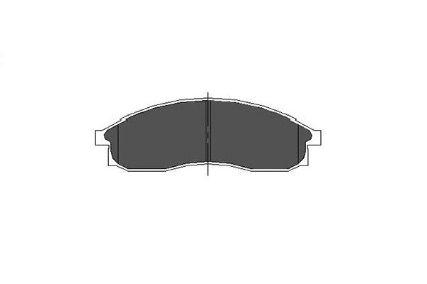 Brake Pad Set, disc brake (KBP-6534)