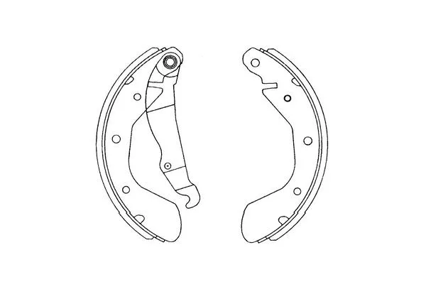 Brake Shoe Set (KBS-1403)