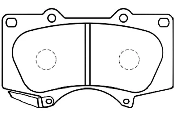 Brake Pad Set, disc brake (BP-9084)