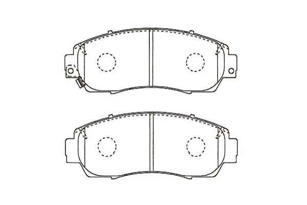 Brake Pad Set, disc brake (BP-2068)