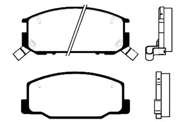 Brake Pad Set, disc brake (BP-9021)