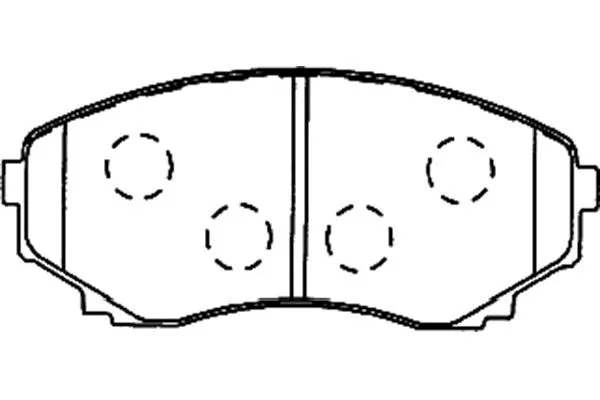 Brake Pad Set, disc brake (BP-4557)