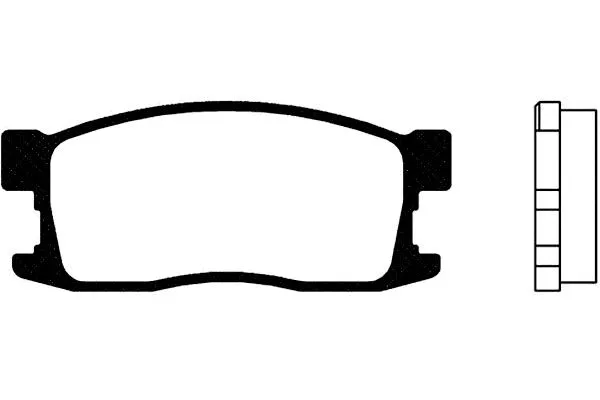 Brake Pad Set, disc brake (BP-2012)