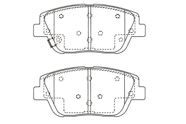 Brake Pad Set, disc brake (BP-4028)