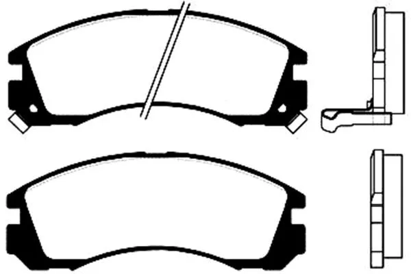 Brake Pad Set, disc brake (BP-5511)