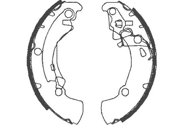Brake Shoe Set (BS-1909)