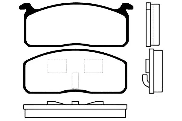 Brake Pad Set, disc brake (BP-9001)