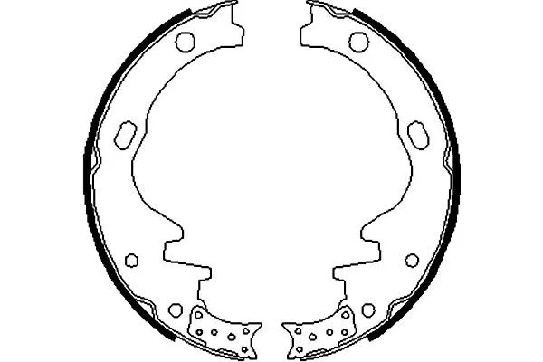 Brake Shoe Set (BS-7407)
