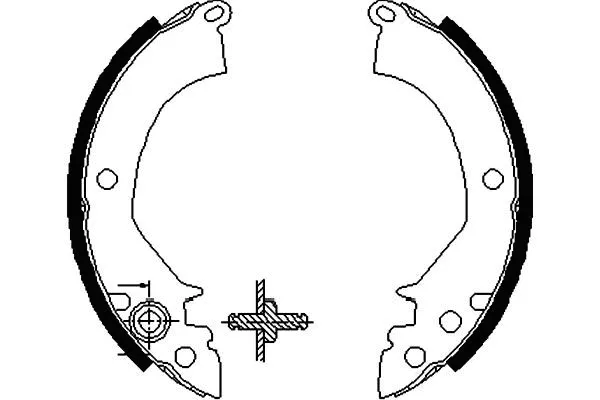 Brake Shoe Set (BS-3402)