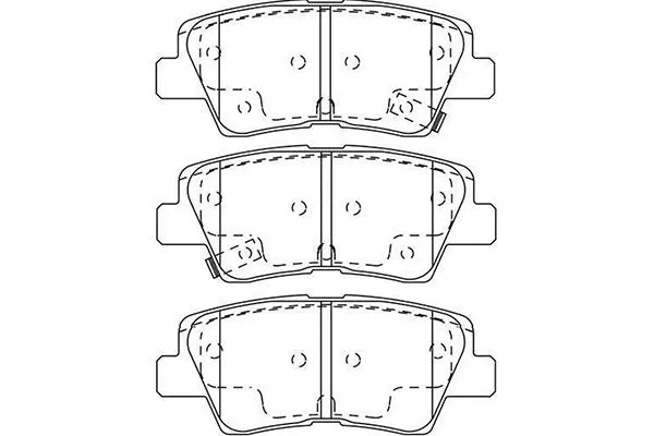 Brake Pad Set, disc brake (BP-3044)
