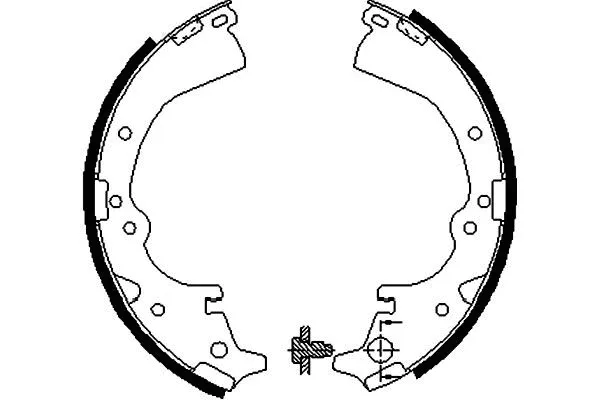 Brake Shoe Set (BS-9905)