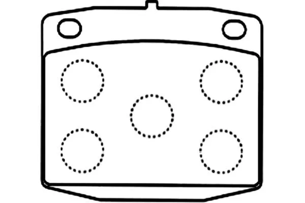 Brake Pad Set, disc brake (BP-6587)