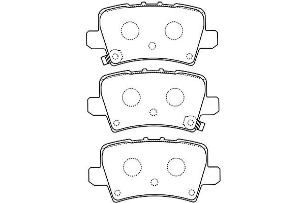 Brake Pad Set, disc brake (BP-2051)